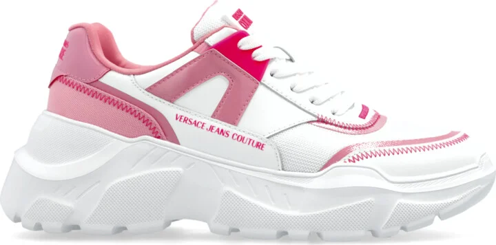 Sneakers With Printed Logo, , - White