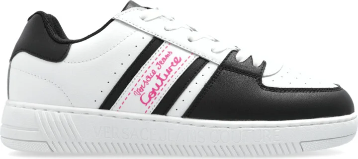 Sneakers With Printed Logo, , - White