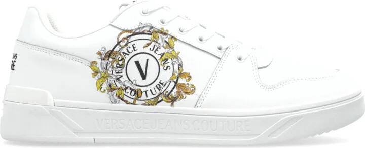 Sneakers With Printed Logo, , - White