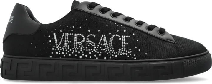 Sneakers With Shimmering Applications, , - Black