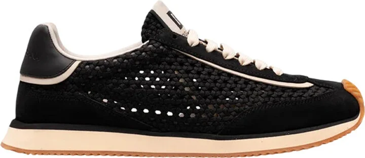 Sneakers With Woven Design