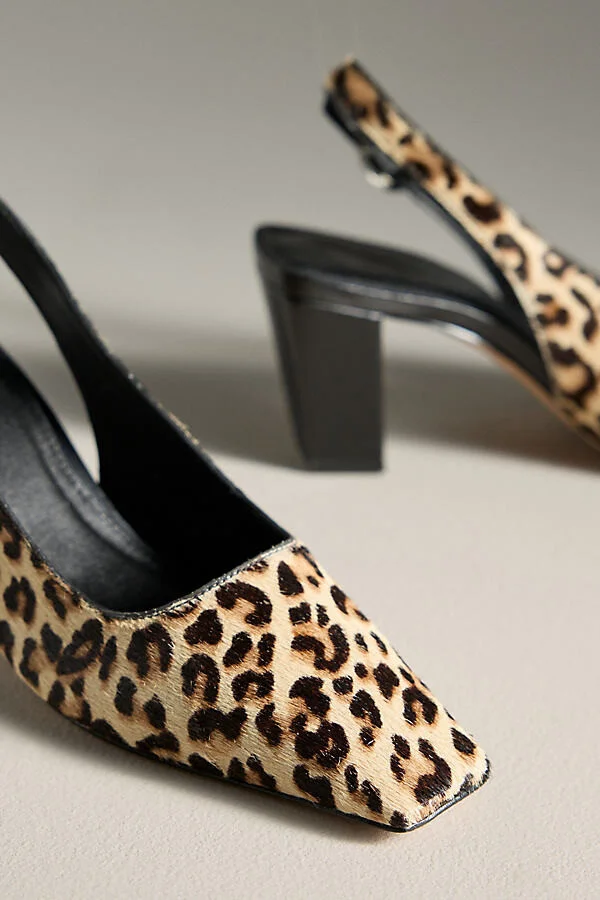 Snip-Toe Slingback Block Heels - Image 3