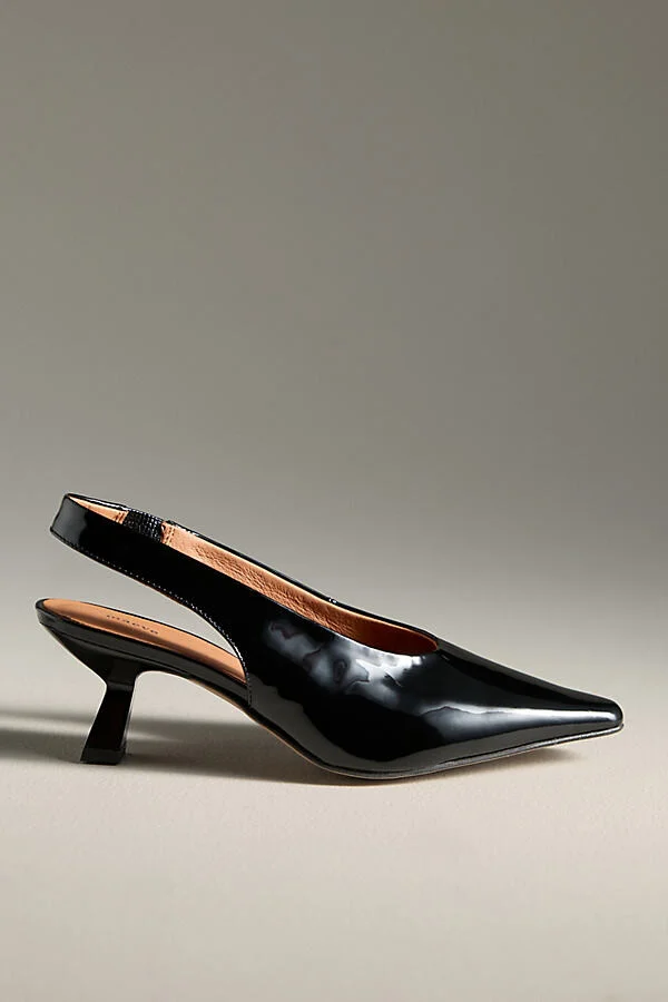 Snip-Toe Slingback Kitten Heels - Image 2