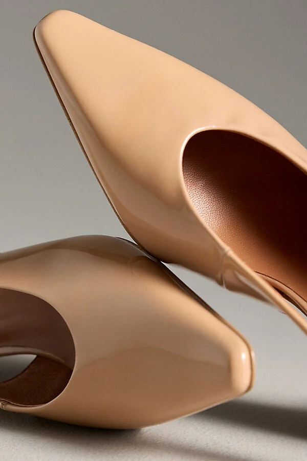 Snip-Toe Slingback Kitten Heels - Image 4