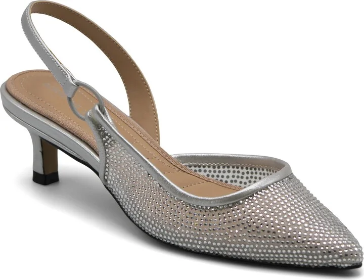 Snipe Slingback Rhinestone Pump