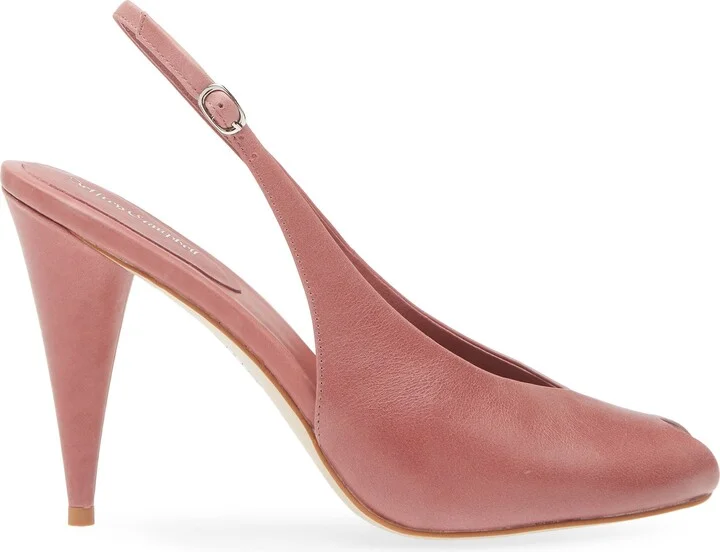 Snoah Slingback Peep Toe Pump - Image 3