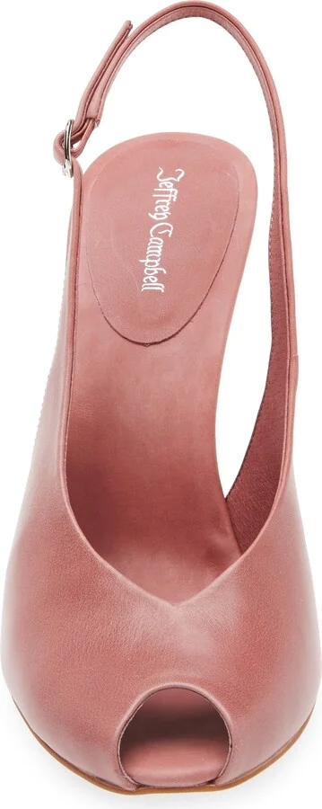 Snoah Slingback Peep Toe Pump - Image 4