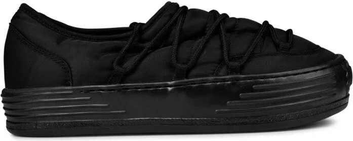 Snow Puffed Logo Sneakers