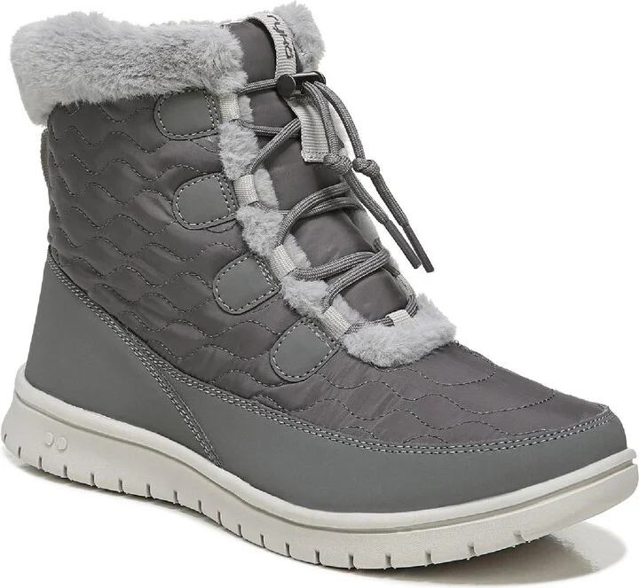 Snowbound Womens Quilted Nylon Comfort Hiking Boots