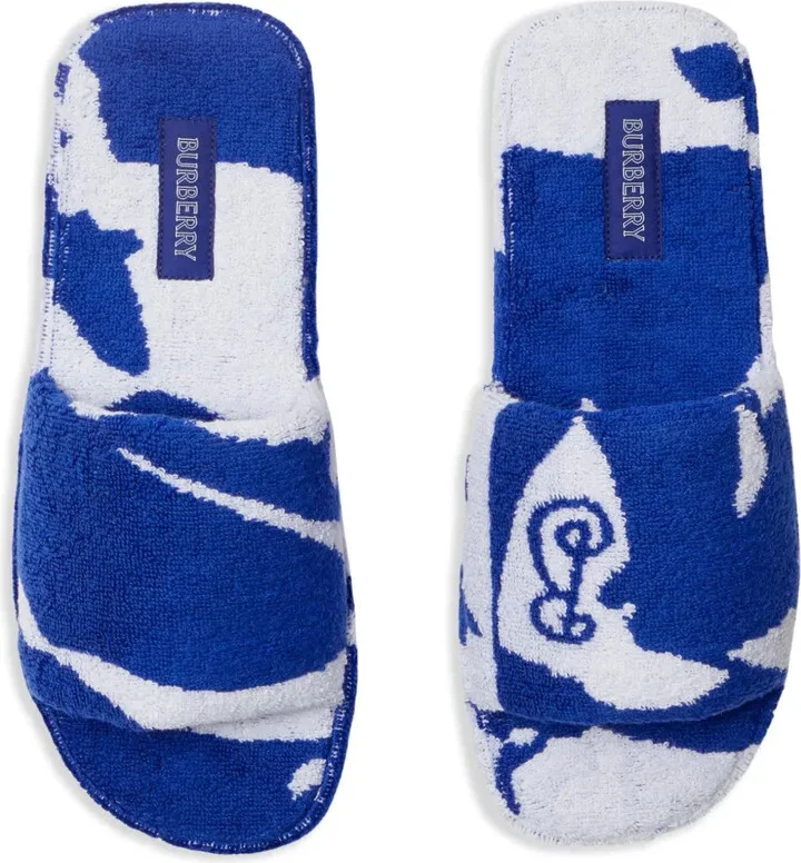 Snug cotton-towelling slippers - Image 4