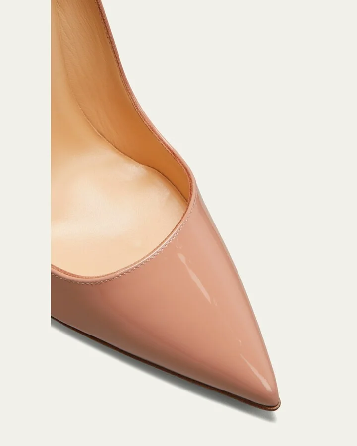 So Kate Patent Pointed-Toe Red Sole Pump - Image 4