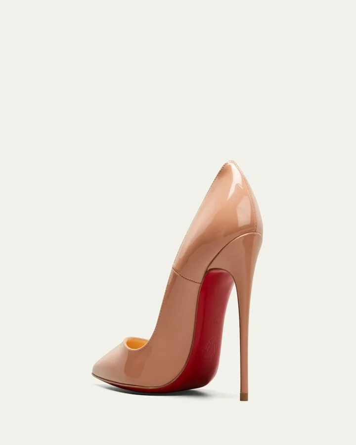 So Kate Patent Pointed-Toe Red Sole Pump - Image 10