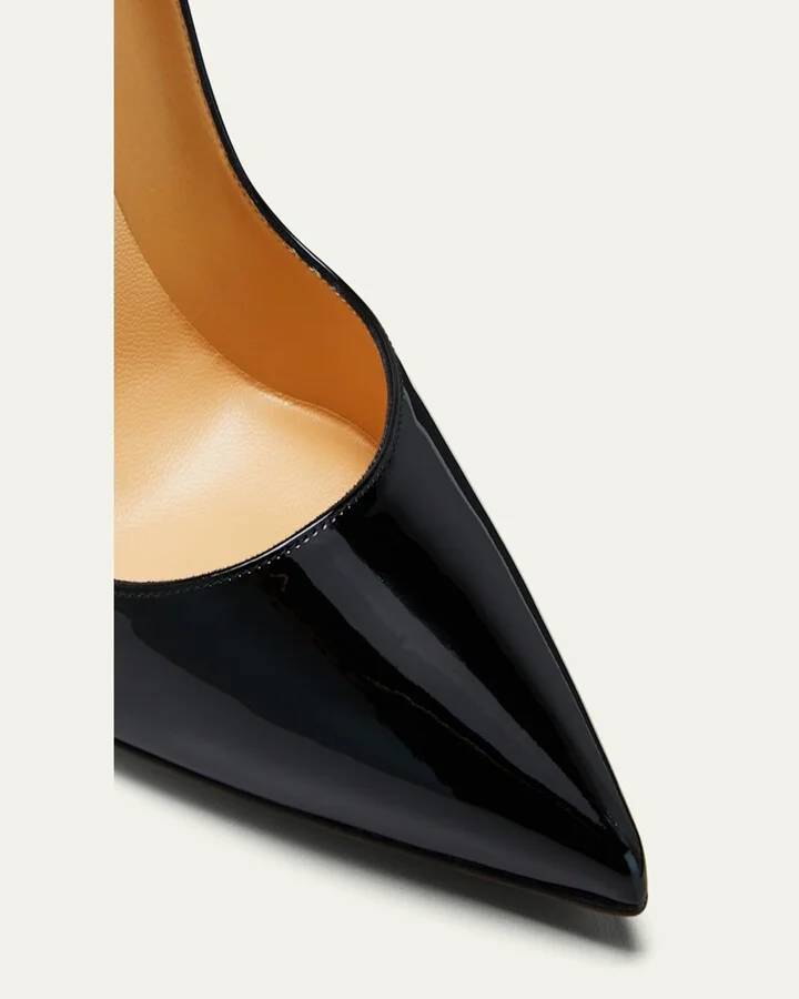 So Kate Patent Pointed-Toe Red Sole Pump - Image 5