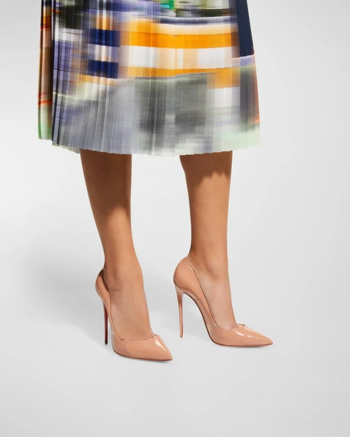 So Kate Patent Pointed-Toe Red Sole Pump - Image 2