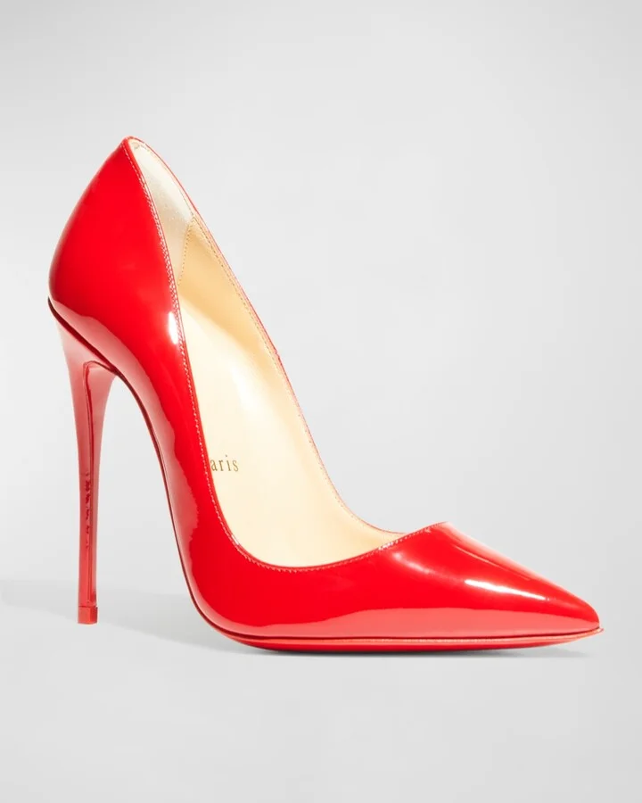 So Kate Patent Pointed-Toe Red Sole Pump - Image 9