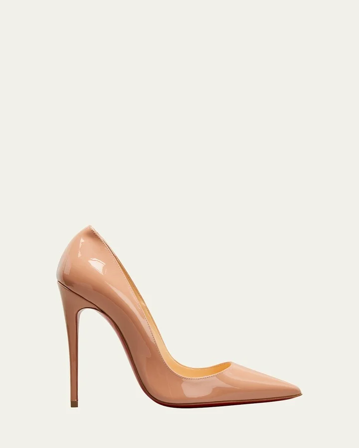 So Kate Patent Pointed-Toe Red Sole Pump