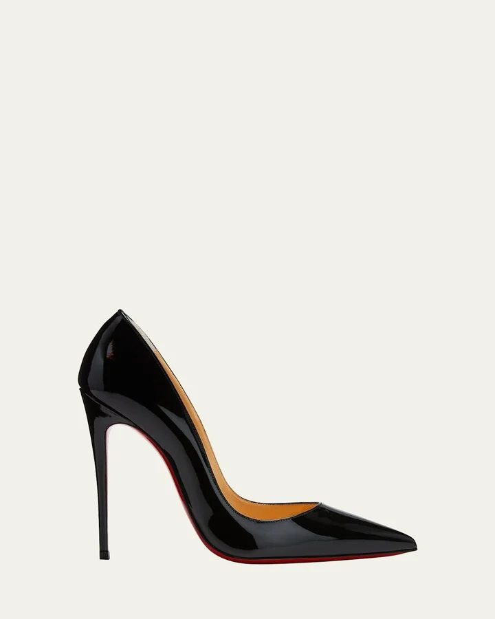 So Kate Patent Pointed-Toe Red Sole Pump