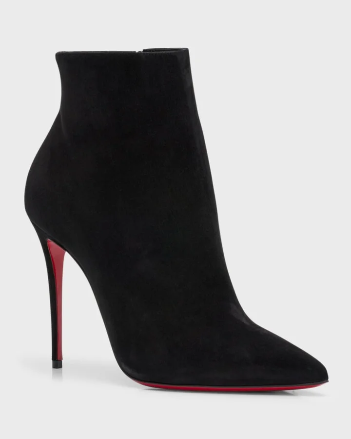 So Kate Suede Red Sole Booties - Image 7