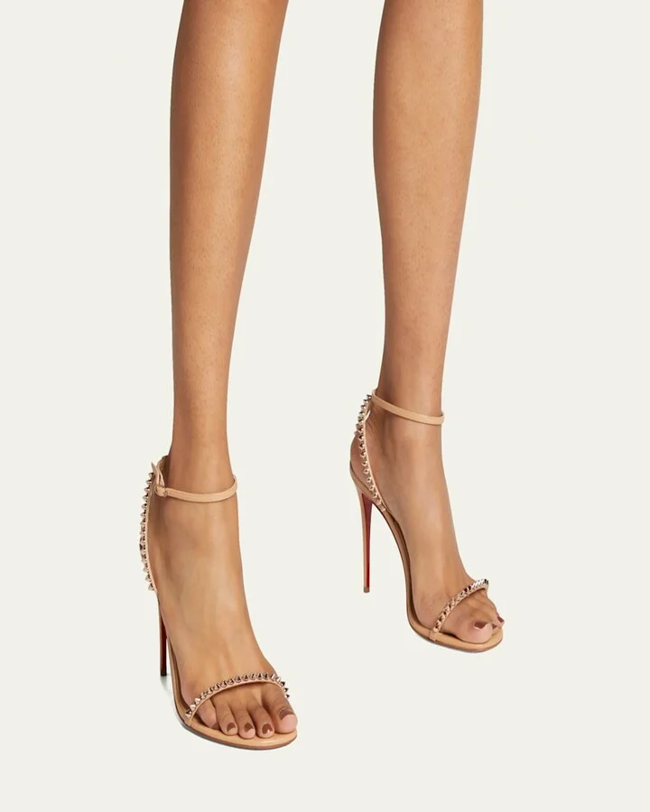 So Me Spike Red Sole Sandals - Image 5