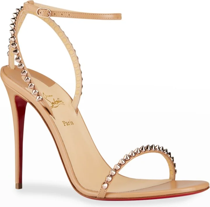 So Me Spike Red Sole Sandals - Image 3