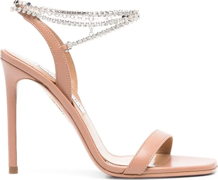 So Nap 105mm leather sandals