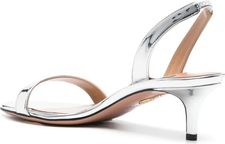 So Nude 50mm metallic sandals - Image 3