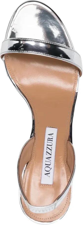 So Nude 60mm metallic sandals - Image 4