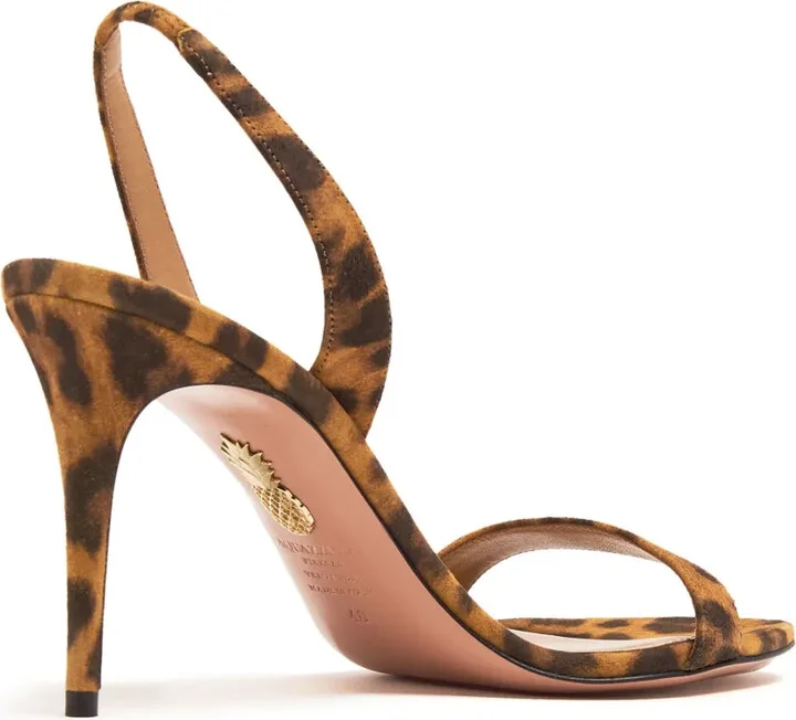 So Nude 85mm leather sandals - Image 4