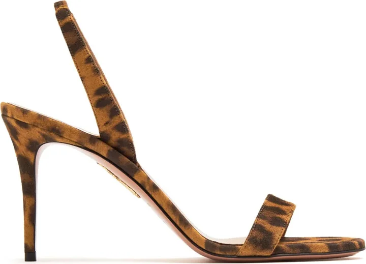 So Nude 85mm leather sandals