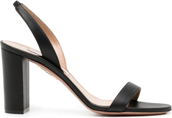 So Nude Block Sandal 85
