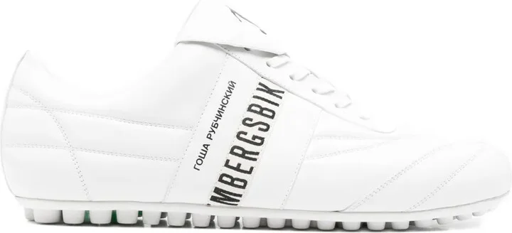 Soccer logo-detail sneakers