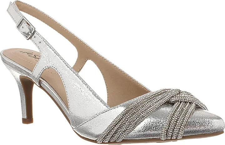 Social Event Womens Heels Pointed Toe Slingback Sandals