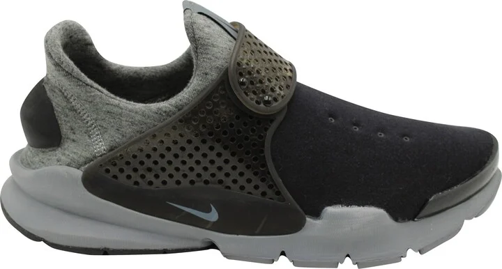 Sock Dart Fleece Sneakers in Cool Grey Polyester