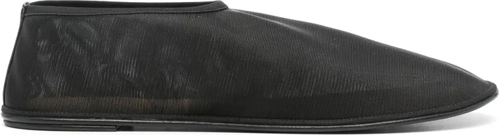 Sock Flat mesh ballerina shoes