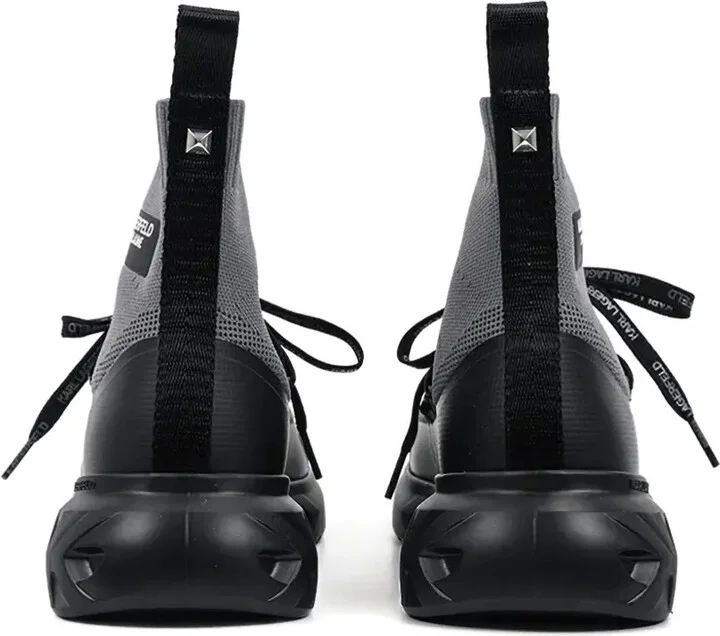 Sock-Knit High-Top Sneakers - Image 3