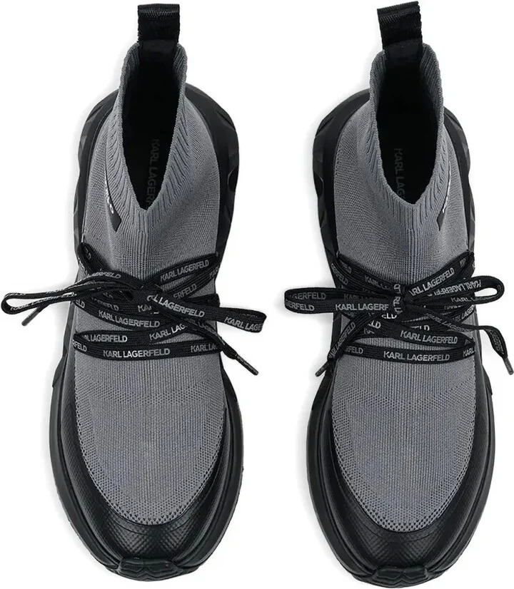 Sock-Knit High-Top Sneakers - Image 4