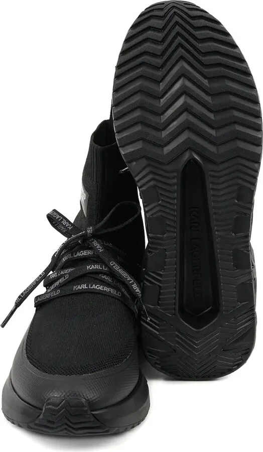 Sock-Knit Lace-Up Sneakers - Image 5