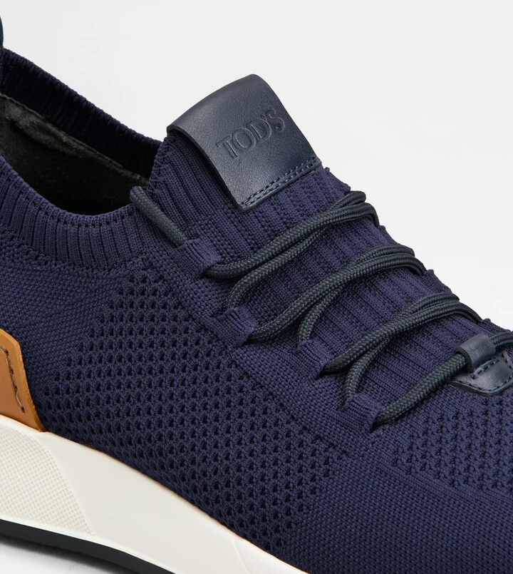 Sock Sneakers in Technical Fabric and Leather - Image 5