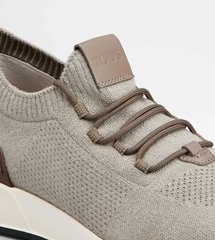 Sock Sneakers in Technical Fabric and Leather - Image 5