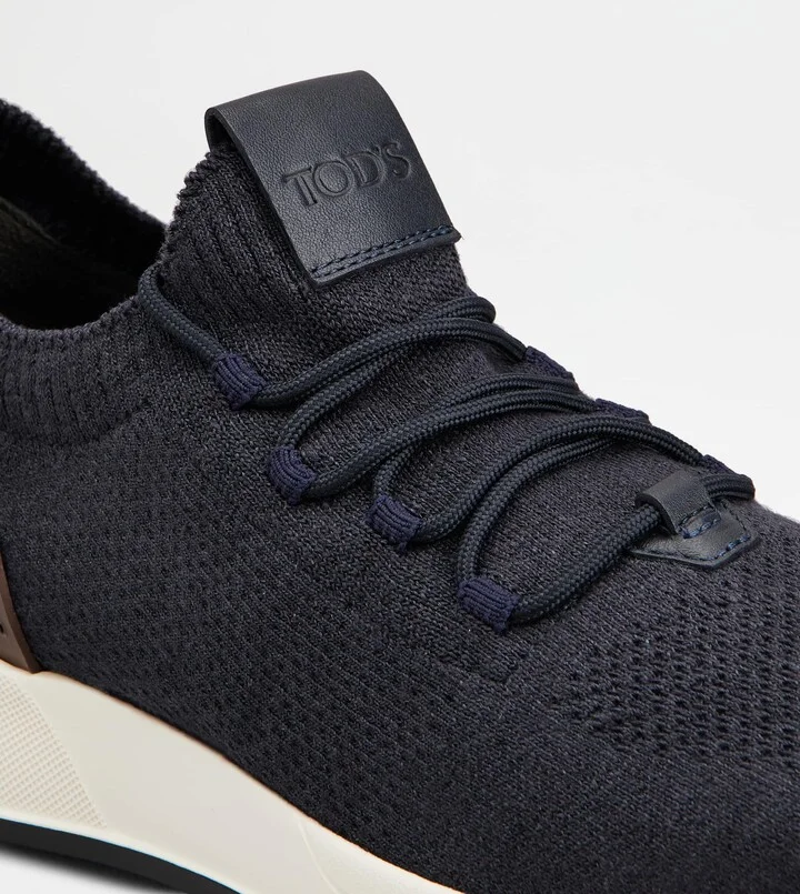 Sock Sneakers in Technical Fabric and Leather - Image 5