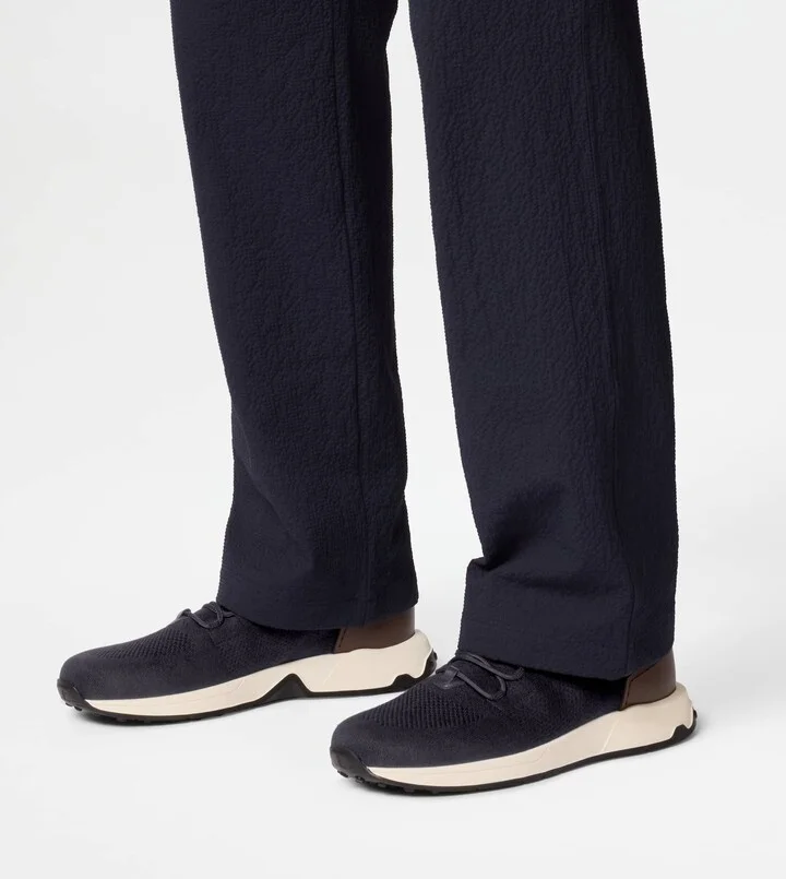 Sock Sneakers in Technical Fabric and Leather - Image 6