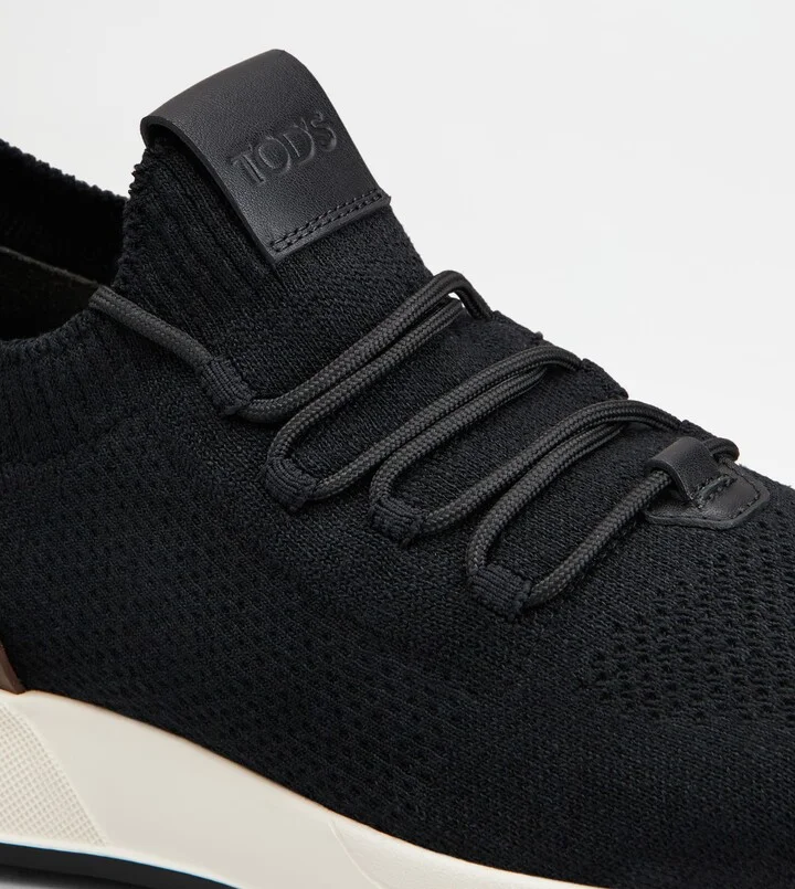 Sock Sneakers in Technical Fabric and Leather - Image 5