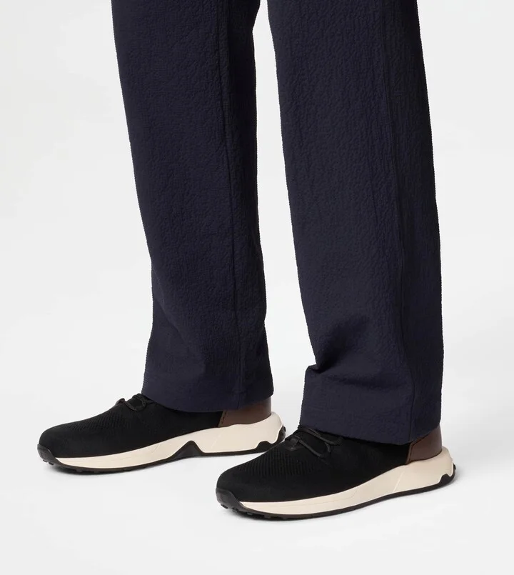 Sock Sneakers in Technical Fabric and Leather - Image 7