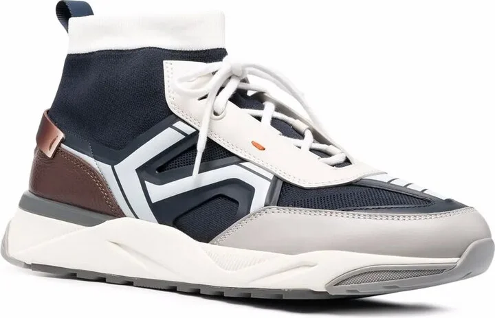 Sock-Style High-Top Sneakers - Image 2