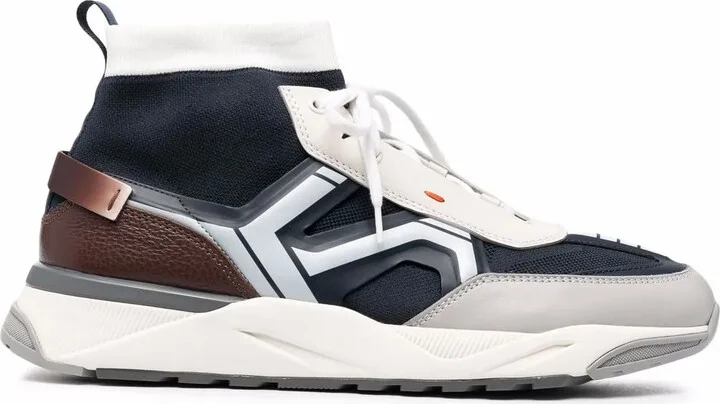 Sock-Style High-Top Sneakers