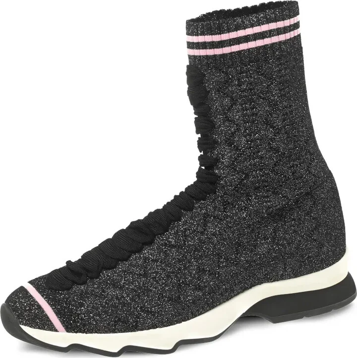 Sock-Style Knitted Sneakers - Image 2