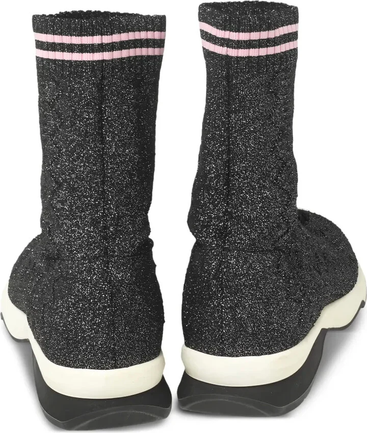 Sock-Style Knitted Sneakers - Image 3