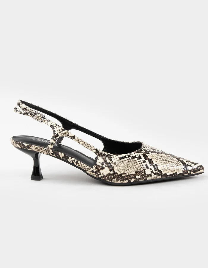 SODA Bell Womens Slingback Kitten Heels - Image 2