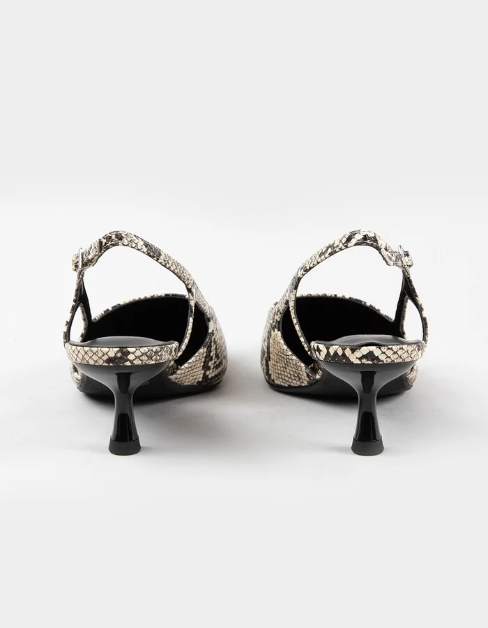 SODA Bell Womens Slingback Kitten Heels - Image 4