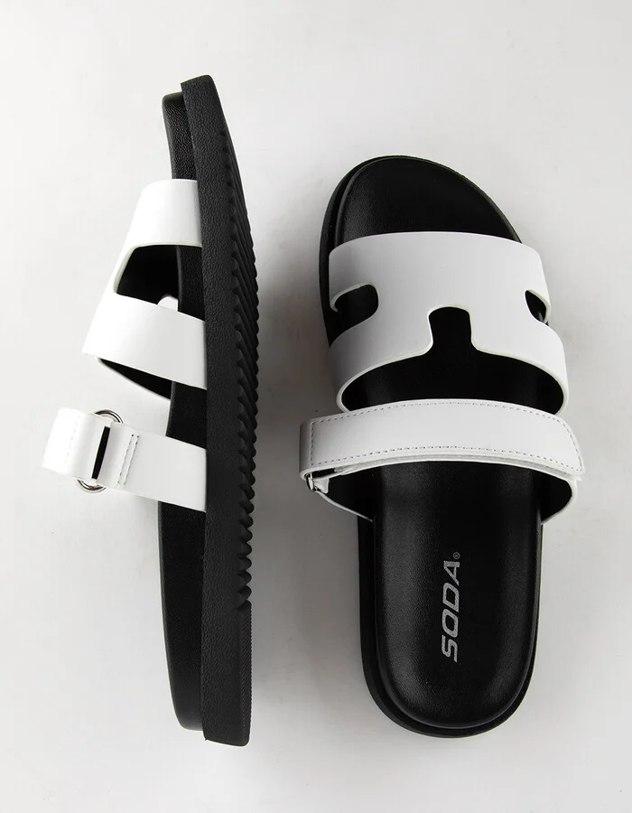 SODA Bianca Womens Slide Sandals - Image 9